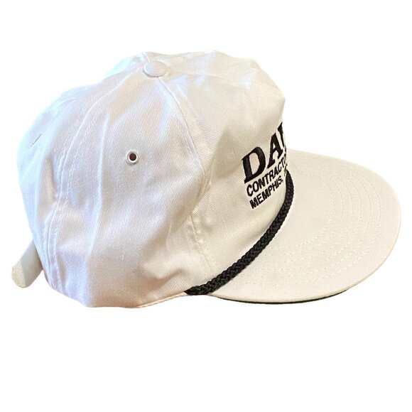 DAVCO Contractors Engineers Corded Adjustable Strap Hat Industrial Advertising - Picture 2 of 7